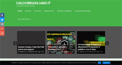 Desktop Screenshot of calciobrasiliano.it