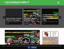 Tablet Screenshot of calciobrasiliano.it
